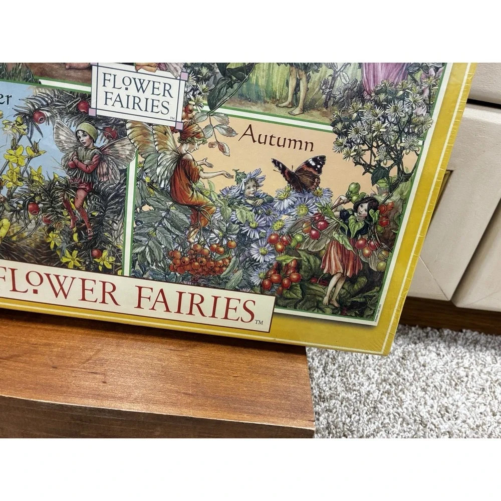 Set Of 3 Vintage Sealed Flower Fairies Jigsaw‎ Puzzles By Cicely Mary Barker